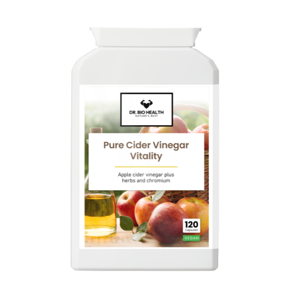 Pure Cider Vinegar Vitality – 120 Capsules | Weight Management, Digestive & Metabolic Support