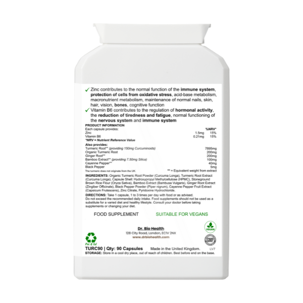 Golden Turmeric Power Boost: Natural Wellness for Immune Support, Joint Health, and Vitality