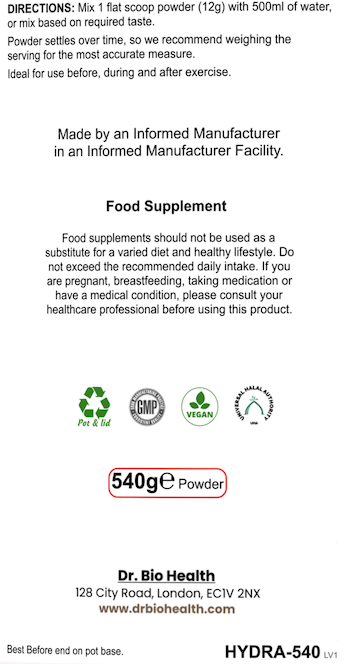 Hydration Boost | Electrolyte & Carbohydrate Drink Mix (Berry Flavor)